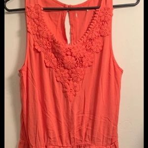 Women’s Target Brand Orange Romper Size Large